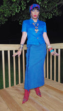 Load image into Gallery viewer, Frilly Blue Skirt

