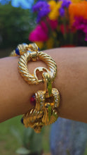 Load image into Gallery viewer, Gold Tone Link Bracelet
