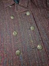 Load image into Gallery viewer, Wool Crop jacket w/gold buttons
