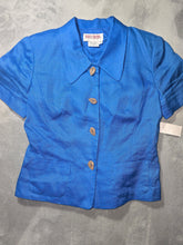 Load image into Gallery viewer, Blue Maggy Blazer Top
