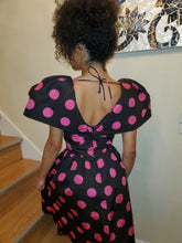 Load image into Gallery viewer, 80s Polka Dot Dress
