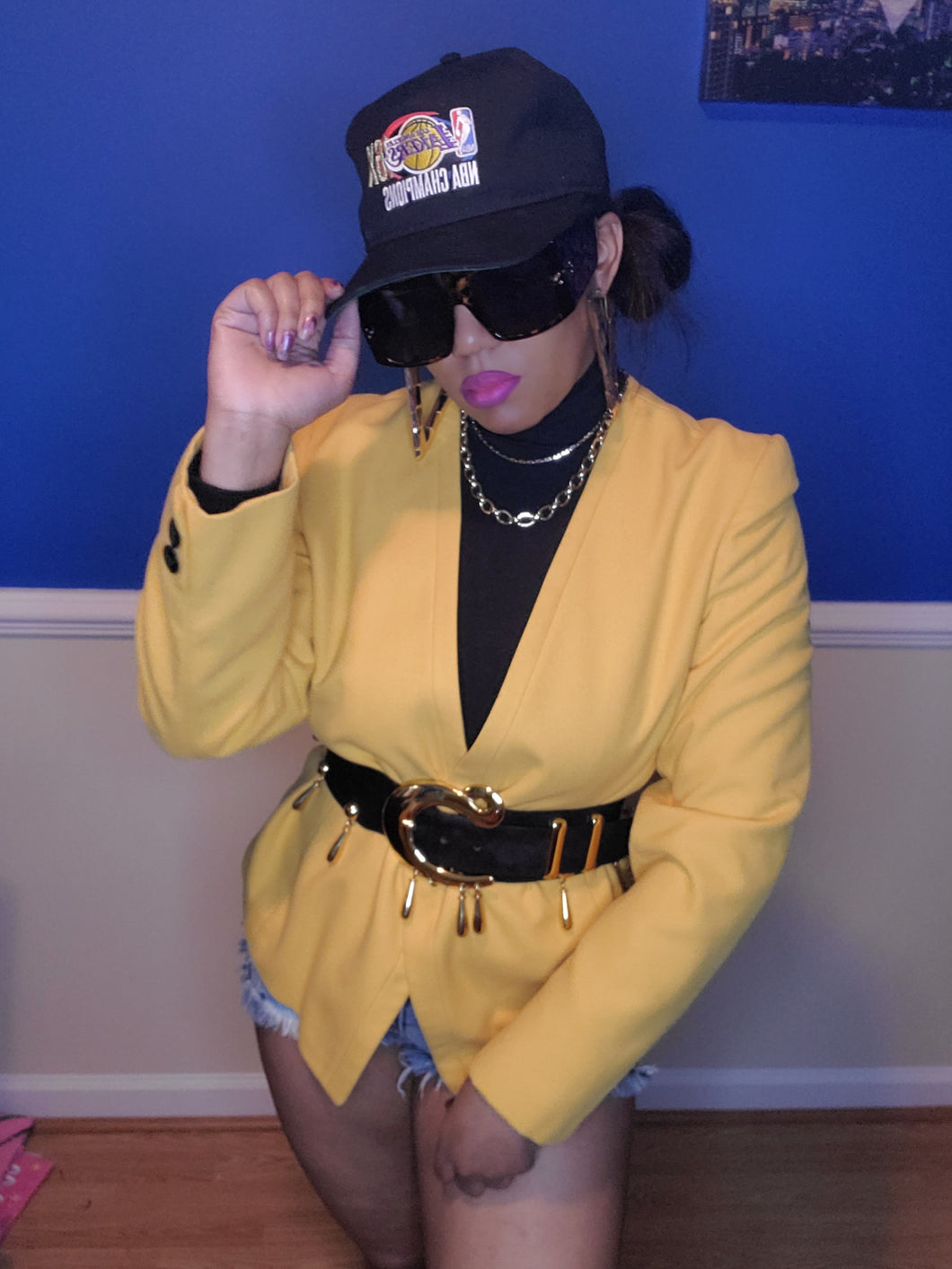 Retro Mustard Blazer