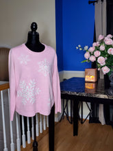 Load image into Gallery viewer, Pink Snowflake Sweater
