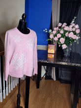 Load image into Gallery viewer, Pink Snowflake Sweater
