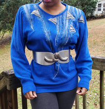 Load image into Gallery viewer, Blue Dream Vintage Sweater
