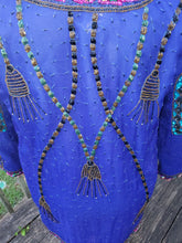 Load image into Gallery viewer, Blurple Sequin Vintage Duster
