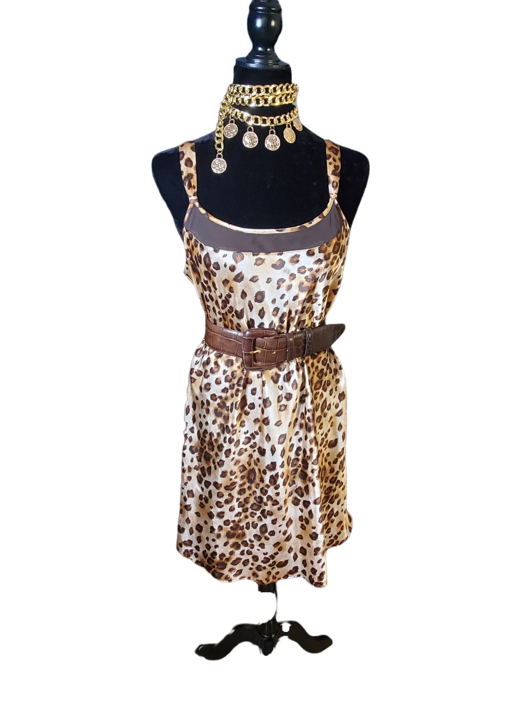 Animal slide cami dress