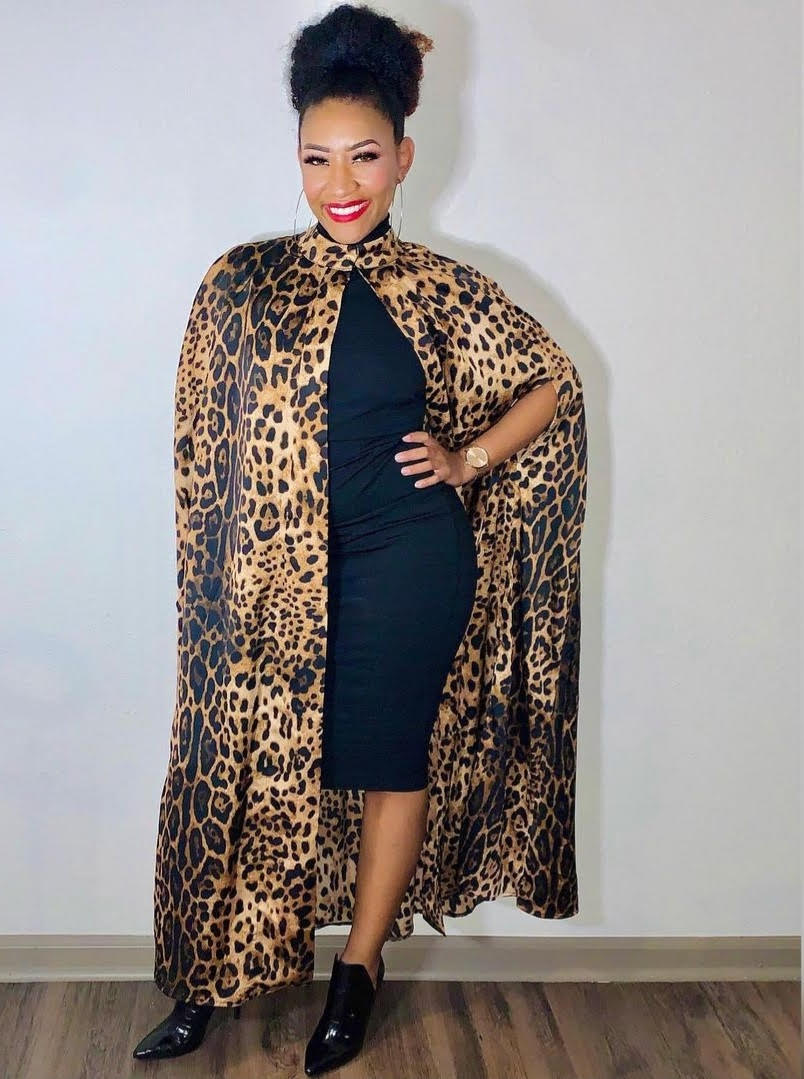 Sassy Leopard Cape